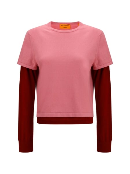 Tricou GUEST IN RESIDENCE roz din bumbac si casmir