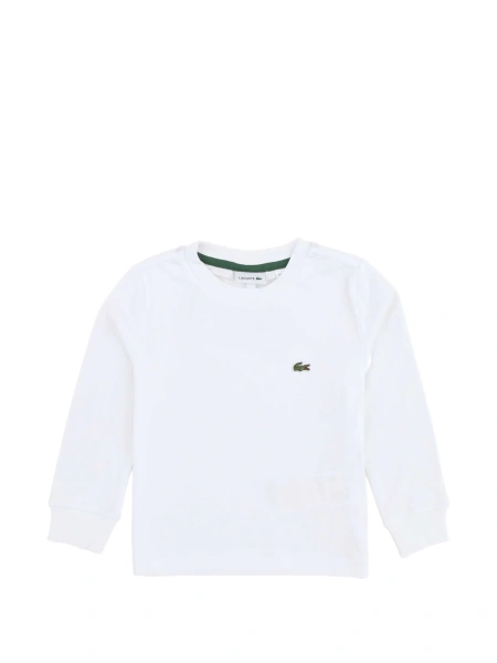 Tricou Lacoste Kids alb