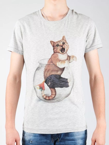 Tricou Light Grey Mel W7940IS03