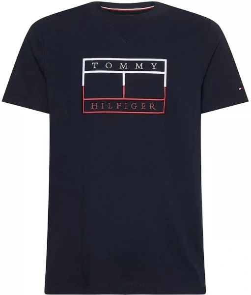 Tricou LINEAR FLAG EMBROIDERY T-SHIRT