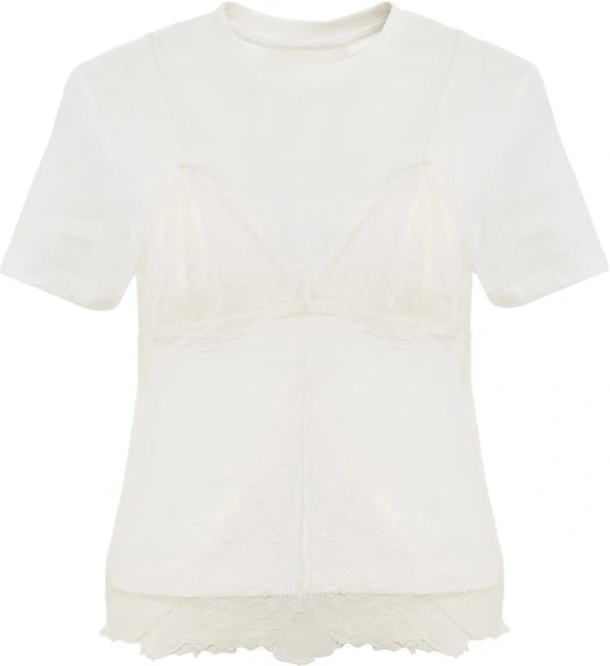 Tricou Love Stories alb 'Jenn'