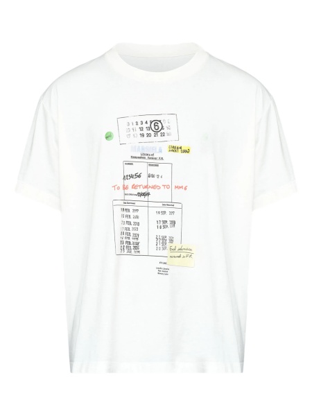 Tricou MM6 Maison Margiela alb
