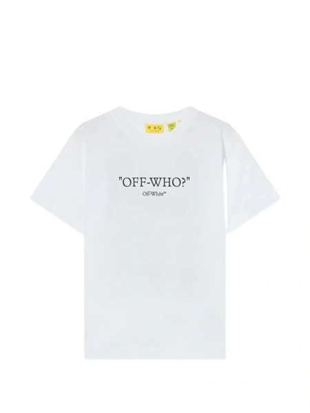 Tricou Off-White alb din bumbac