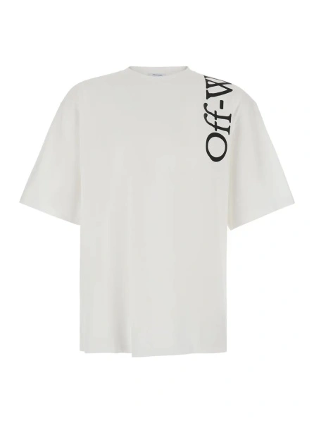 Tricou Off-White alb din bumbac