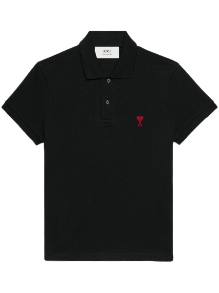 Tricou Polo AMI Paris ami de coeur negru