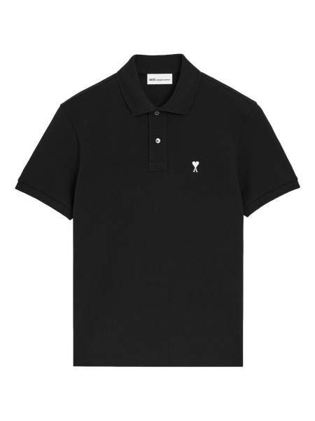 Tricou Polo AMI Paris ami de coeur negru
