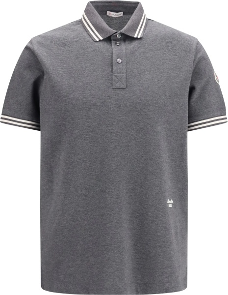 Tricou Polo Cotton piqué Polo with striped trims