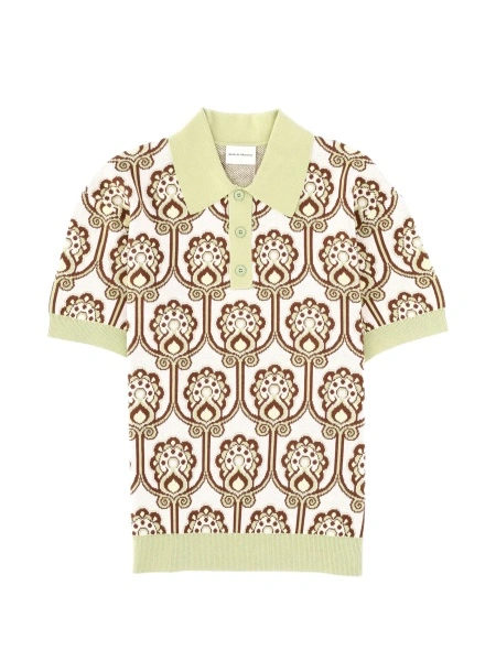 Tricou Polo DRÔLE DE MONSIEUR alb