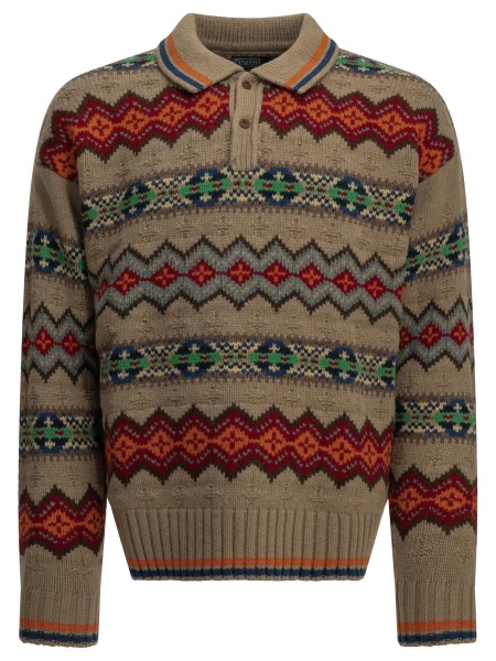Tricou Polo "Fair Isle" Polo Sweater