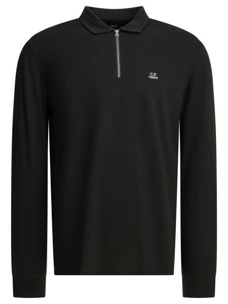 Tricou Polo Half-zip polo shirt with logo