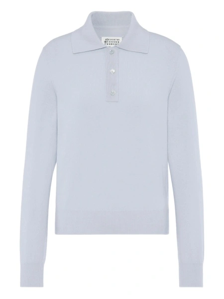 Tricou Polo Maison Margiela albastru