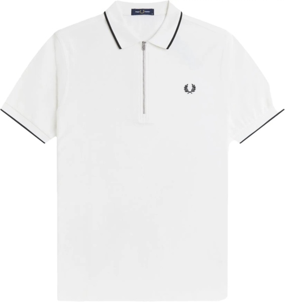 Tricou Polo Polo Con Zip E Logo