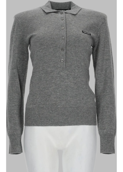 Tricou Polo Polo In Lana Merino E Cashmere