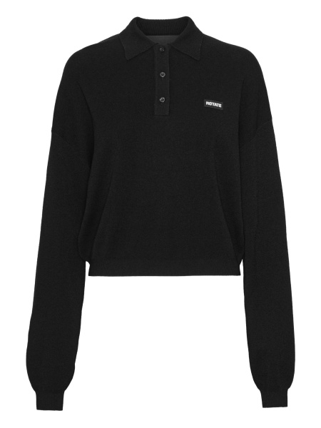 Tricou Polo ROTATE Birger Christensen negru
