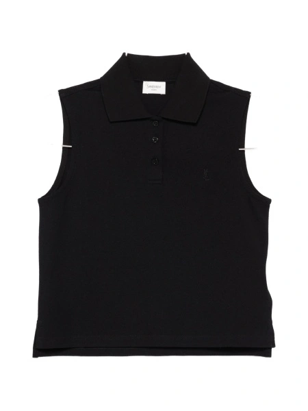 Tricou Polo Saint Laurent negru