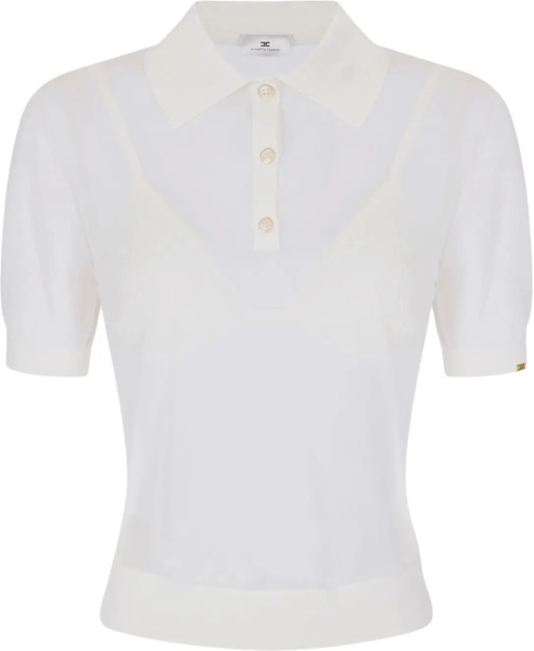 Tricou Polo Semi-transparent polo shirt