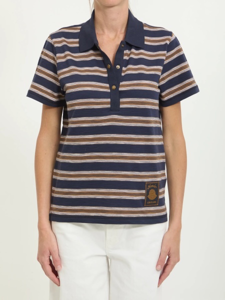 Tricou Polo Striped Cotton Polo Shirt