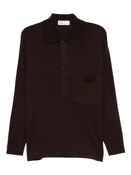 Tricou Polo UNIVERSAL WORKS maro