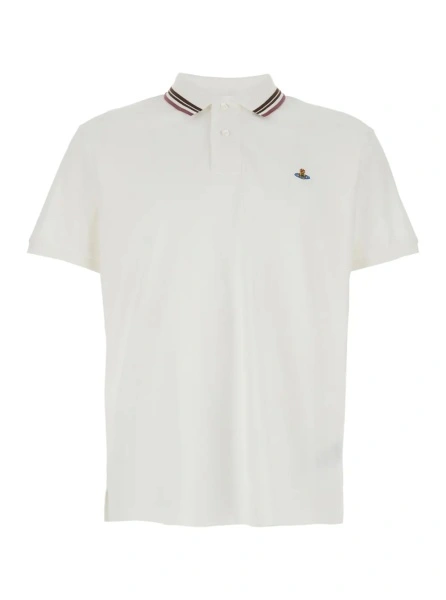Tricou polo Vivienne Westwood alb