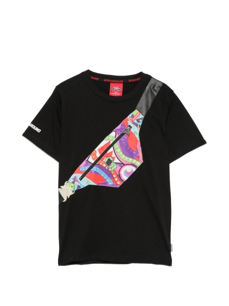 Tricou Sprayground negru din bumbac