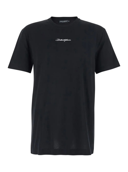 Tricou T-shirt 'G8RN8ZG7P0CN0000' Black with Logo on the Front in Cotton for Men