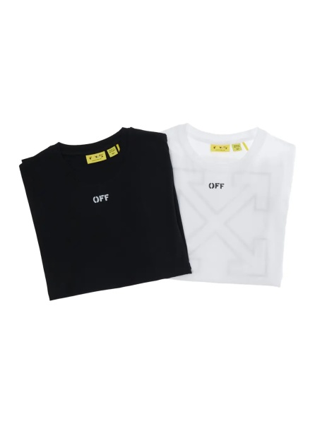 Tricou T-shirt OFFSTAMP2-PACKTEES/S with short sleeves and Multicolor patch Boy