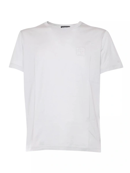 Tricou White t-shirt with logo plate