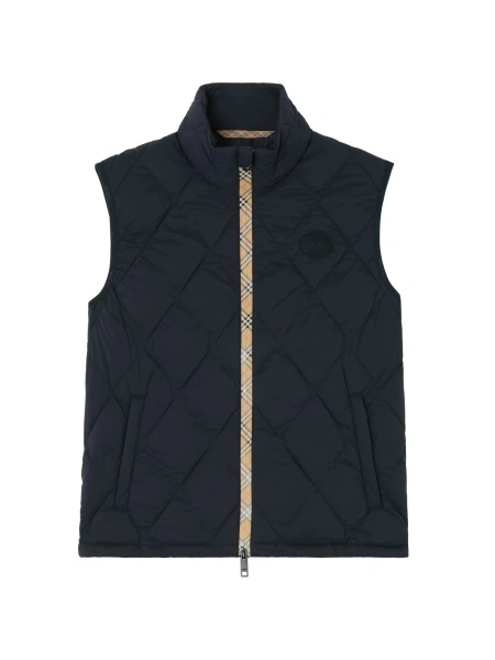 Vesta Burberry albastra din poliamida