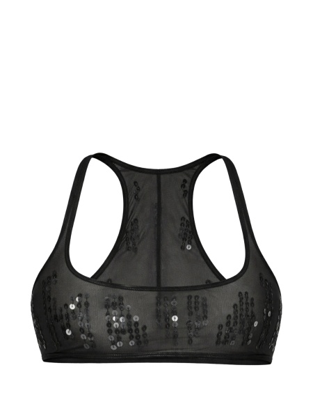 Vesta RICK OWENS LILIES neagra din nylon si spandex/elastan