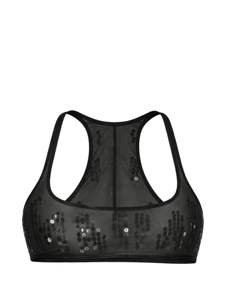 Vesta RICK OWENS LILIES neagra din nylon si spandex/elastan