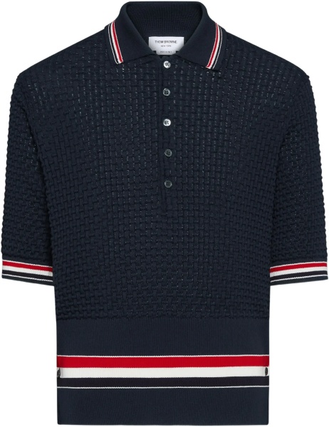 Woven cotton Polo Shirt