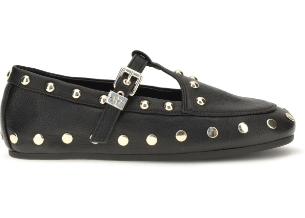 Balerini Mary Jenny studded Ballerinas in pebbled leather