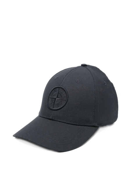 Basca Stone Island albastra din bumbac