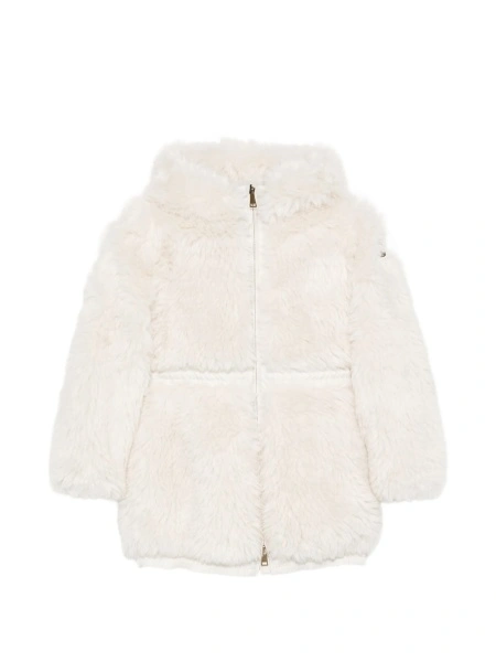 Blana Moncler alba din poliester reciclat