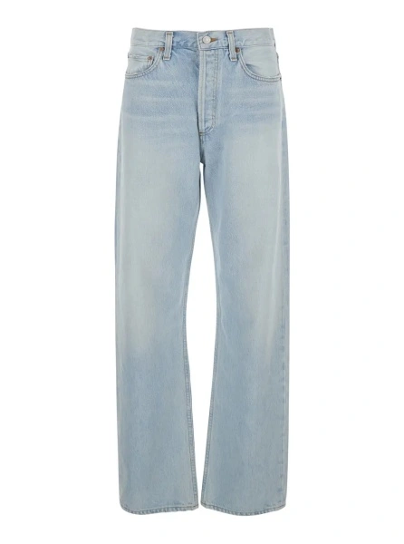 Blugi AGOLDE albastri din denim