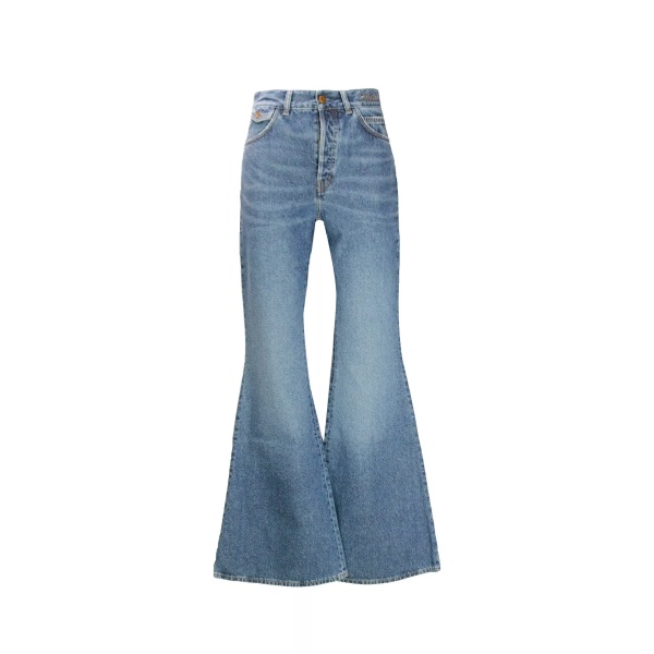 Blugi Chloe' Wide Leg Denim Jeans