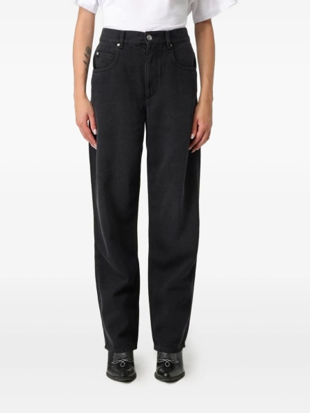Blugi drepti Isabel Marant albastri