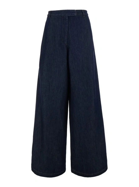 Blugi Dries Van Noten albastri din denim