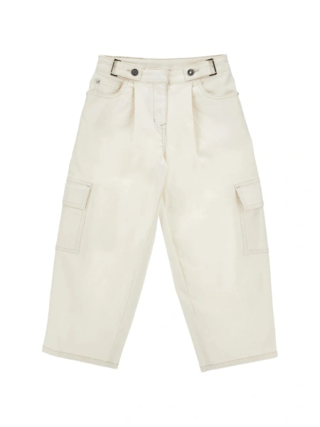 Blugi Ermanno Scervino Kids neutri din spandex/elastan si bumbac