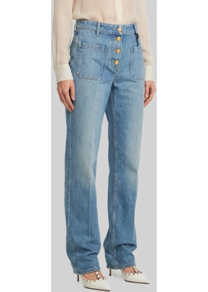 Blugi Flare Denim Pants