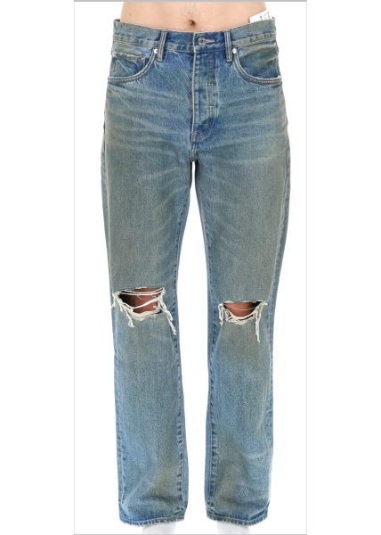 Blugi Jeans In Denim Di Cotone