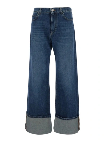 Blugi Pinko albastri din denim