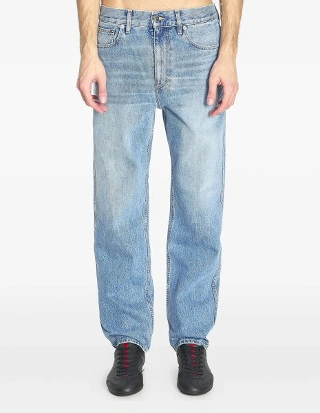 Blugi Slim-fit Pants in certified cotton denim
