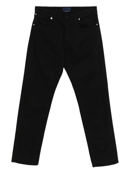 Blugi slim fit Stone Island negri
