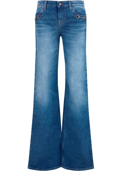 Blugi Stretch cotton Jeans with Horsebit