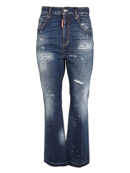 Blugi trei sferturi DSQUARED2 albastri