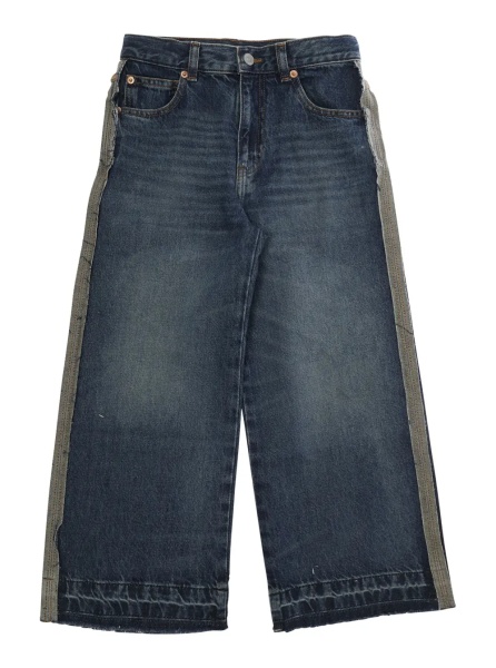Blugi UNISEX PANT with pockets and 100% cotton blue unisex