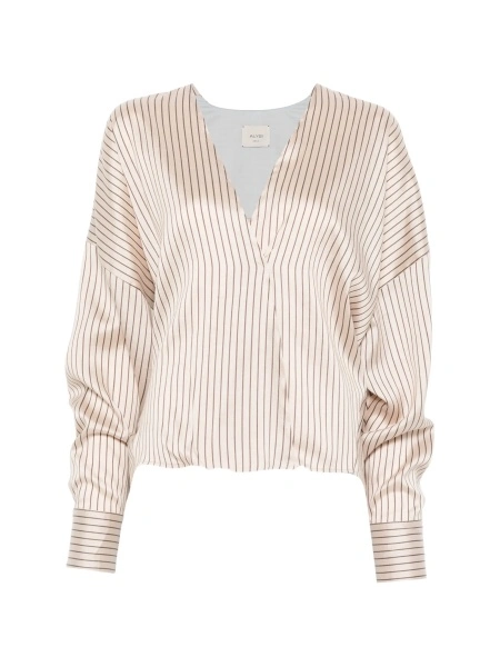 Bluza ALYSI neutra din lyocell si elastan