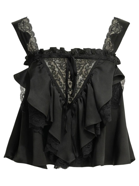 Bluza Casual top with ruffles