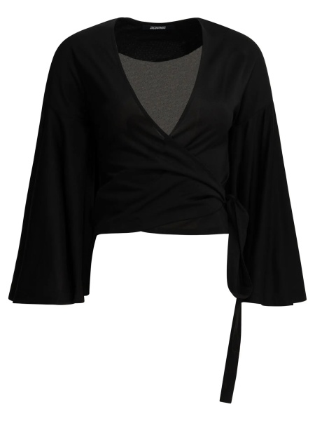 Bluza Casual wrap-around top